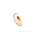 Dia&#39;s gebreide gezellige indoor slippers